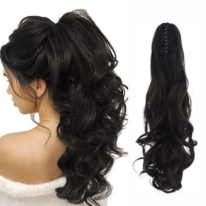 Extendria™ 18 Inch Long Ponytail Hair Extension (Free Hair Bun)
